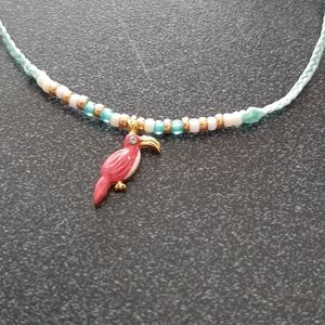 3 for $10 Pura Vida bracelet- Pink Bird charm